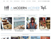 Tablet Screenshot of amodernmother.com